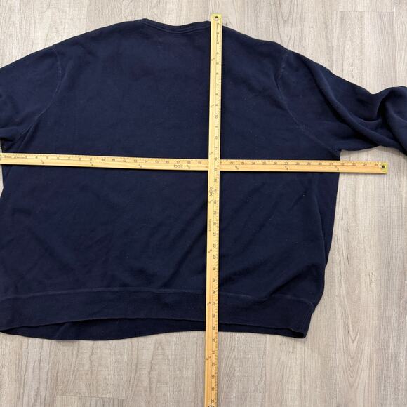 Vintage Polo Ralph Lauren Sweatshirt Men's 4XB Big Blue Crewneck 90s Preppy Pony - Picture 5 of 6